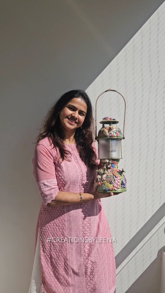 Coral Bloom Lantern by Leena Sawant